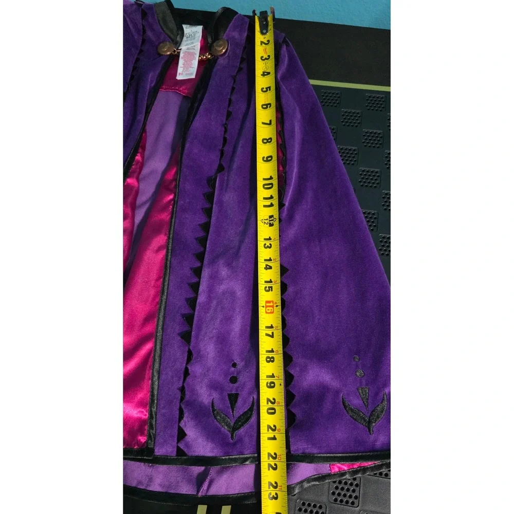 Disney Store Frozen Anna Purple Cape‎ Only Costume Halloween 4